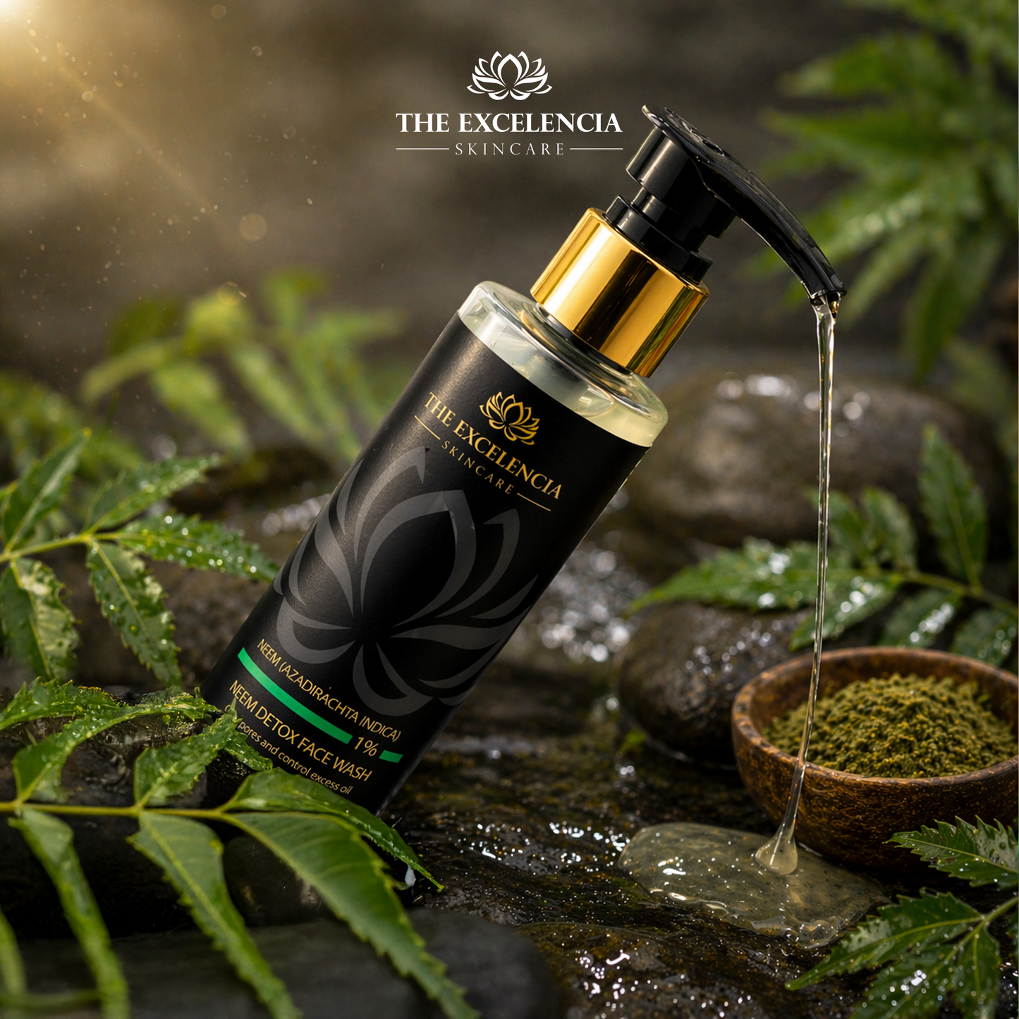 Neem  Detox Face Wash with Neem, Turmeric & Lotus
